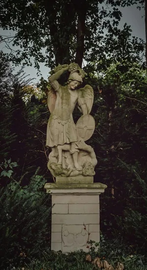 Archangel Michael Statue Wallpaper