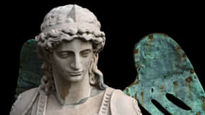 Archangel Michael Statue Wallpaper
