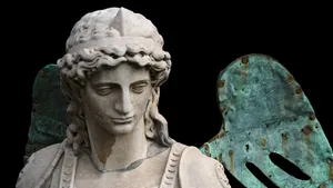 Archangel Michael Statue Wallpaper