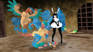 Archen And Archeops Wallpaper