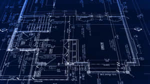 Architectural Blueprint Design Wallpaper