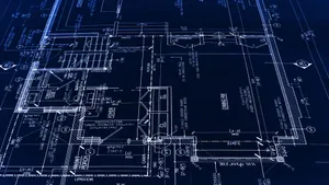 Architectural Blueprint Design Wallpaper