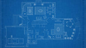 Architectural Blueprint Design Wallpaper