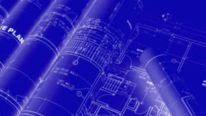 Architectural Blueprint Design Wallpaper