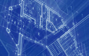 Architectural Blueprint Design Wallpaper