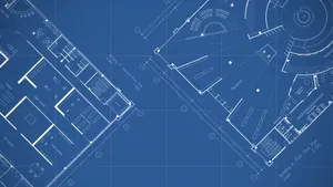 Architectural Blueprint Design Wallpaper