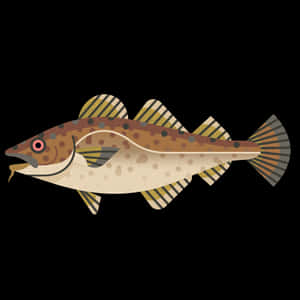 Arctic Cod Illustration Wallpaper