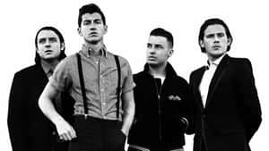 Arctic Monkeys Band Portrait Wallpaper