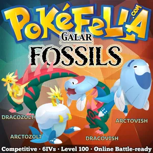 Arctovish And The Fossil Pokemons Wallpaper