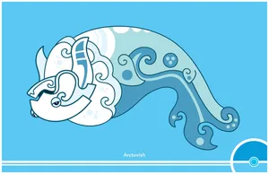 Arctovish Blue Wallpaper