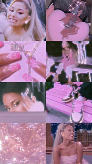 Ariana Grande In Vintage Vibes Wallpaper
