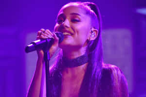 Ariana Grande Performing Live Wallpaper