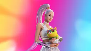 Ariana Grande Skin Fortnite Ipad Wallpaper