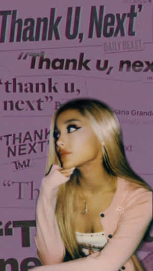 Ariana Grande Thank U Next Pose Wallpaper