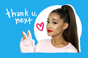 Ariana Grande Thank U Next Pose Wallpaper