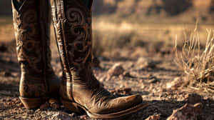 Ariat Western Boots Desert Wallpaper
