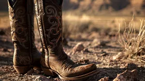 Ariat Western Boots Desert Wallpaper