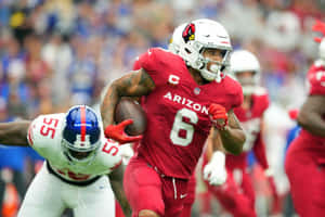 Arizona Cardinals Running Back Action Wallpaper