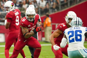 Arizona Cardinals Running Back Action Wallpaper