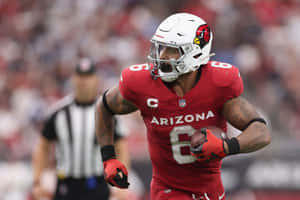 Arizona Cardinals Running Backin Action Wallpaper