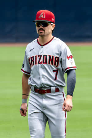 Arizona Diamondbacks Player Number7 Wallpaper