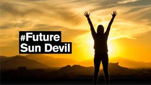 Arizona State University Future Sun Devil Silhouette Wallpaper