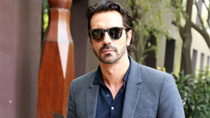 Arjun Rampal In Checkered Suit Wallpaper