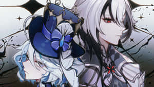 Arlecchino Character Art Wallpaper