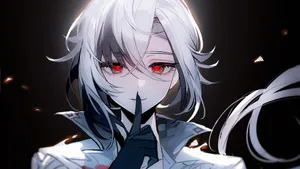 Arlecchino Character Art Wallpaper