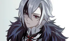 Arlecchino Character Art Wallpaper