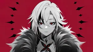 Arlecchino Character Art Wallpaper