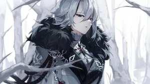 Arlecchino Character Art Wallpaper