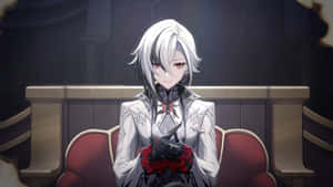 Arlecchino Character Art Wallpaper