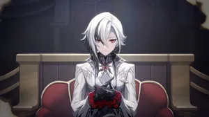 Arlecchino Character Art Wallpaper