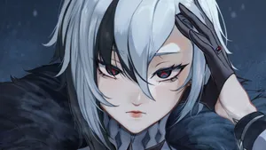 Arlecchino Character Art Wallpaper