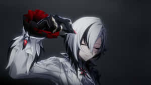 Arlecchino Character Pose Wallpaper