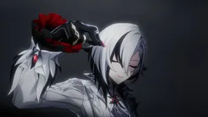 Arlecchino Character Pose Wallpaper