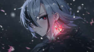 Arlecchino Dark Anime Character Wallpaper