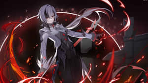 Arlecchino Dark Fantasy Character Wallpaper