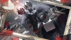 Arlecchino Dark Harlequin Wallpaper