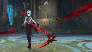 Arlecchino Genshin Impact Character Wallpaper