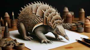 Armadillo Artwork Creation Wallpaper