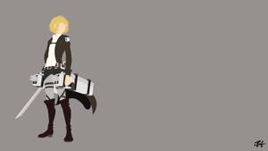 Armed Armin Arlert Vector Art Wallpaper