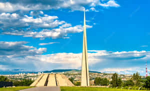 Armenian Genocide Memorial On A Sunny Day Wallpaper