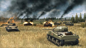 Armored_ Advance_ Under_ Fire.jpg Wallpaper