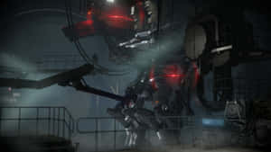 Armored_ Core_6_ Mech_ In_ Action Wallpaper
