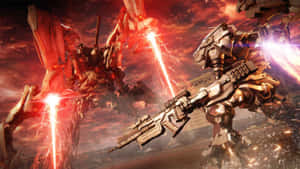 Armored Core Epic Mech Battle Wallpaper