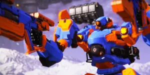 Armored Core Mechsin Combat Wallpaper