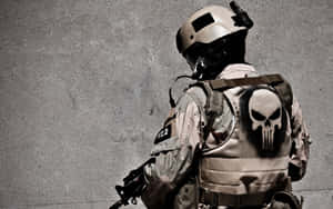 Army Ranger Skull Patch Uniform Wallpaper