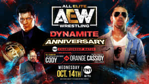 Arn Anderson Aew Dynamite Anniversary Poster Wallpaper